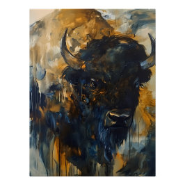 Búfalo majestuoso, Poster Bison