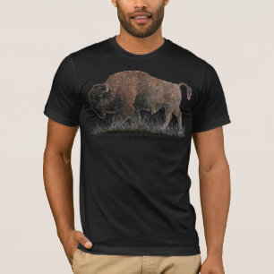 Búfalo sagrado comiéndose la nueva camiseta mexica