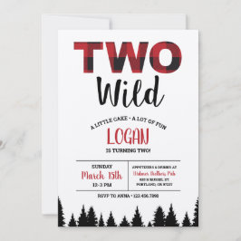 Búfalo Tocó Segunda Invitación de Cumpleaños Dos S