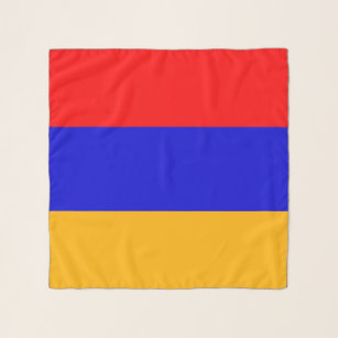 Bufanda cuadrada con la bandera de Armenia