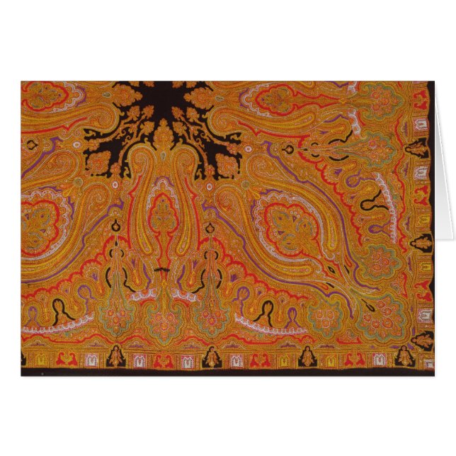 Bufanda de la cachemira, c.1870-80 (Anverso (Horizontal))
