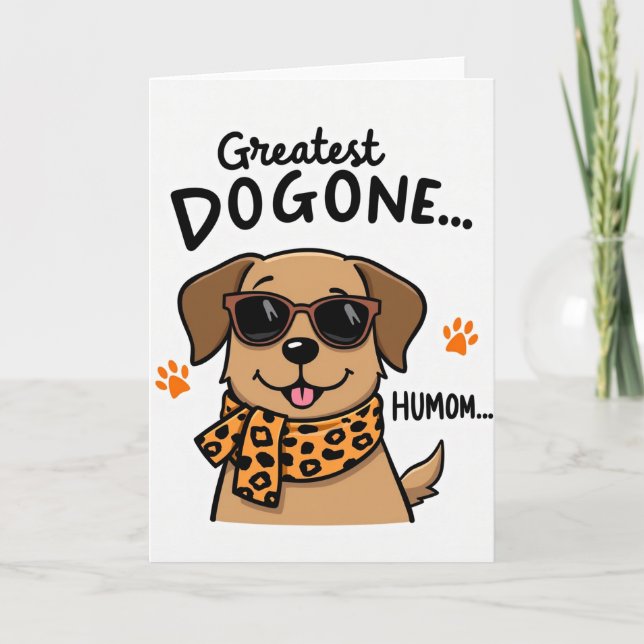 Bufanda para mascota tarjeta de perro manchado (Anverso)