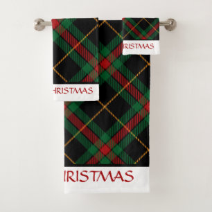 Buffalo Plaid Tartan Merry Christmas