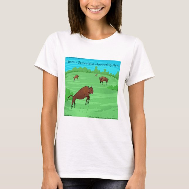 Buffalo Springield Camiseta divertida para mujeres (Anverso)