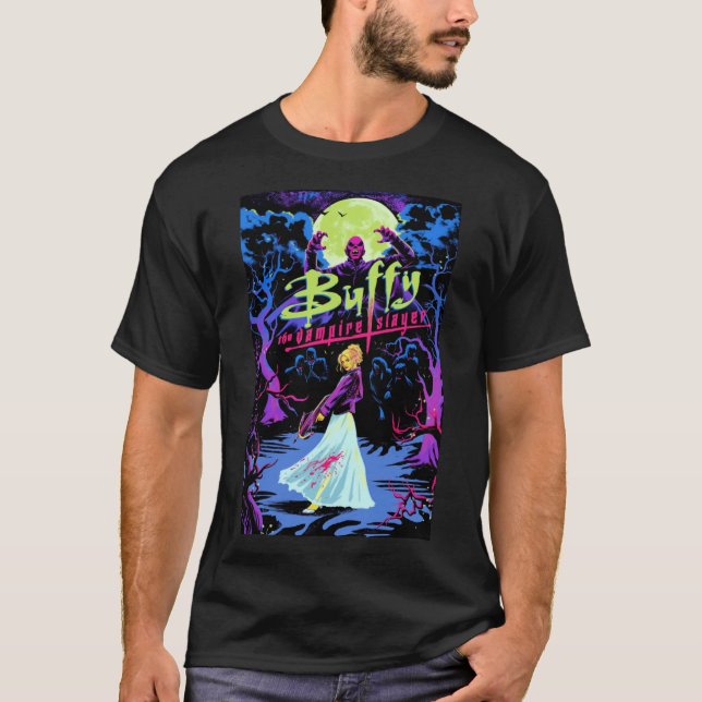 Buffy de la camiseta clásica de la capa de vampiro (Anverso)