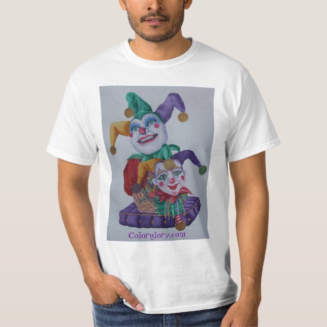 Bufones en la camiseta del valor de Borbón (Anverso)