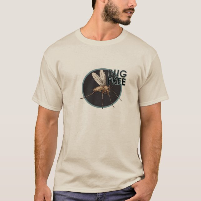 Bug Free -  básica de camisetas para hombres (Anverso)