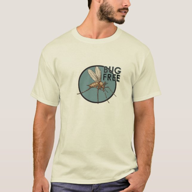 Bug Free -  básica de camisetas para hombres (Anverso)