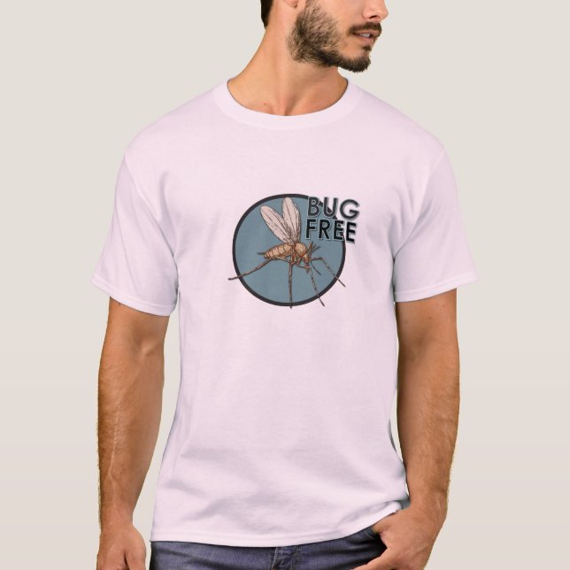 Bug Free -  básica de camisetas para hombres (Anverso)
