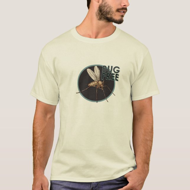 Bug Free -  básica de camisetas para hombres (Anverso)