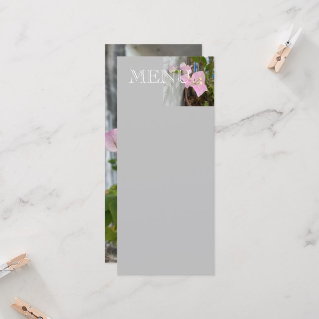 buganvillas rosas o flor de papel, tropicales (Anverso/Reverso In Situ)