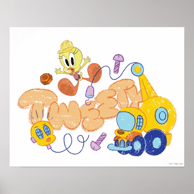 BUGS BUNNY BUILDERS™| Arte de esbozo TWEETET™ (Frente)