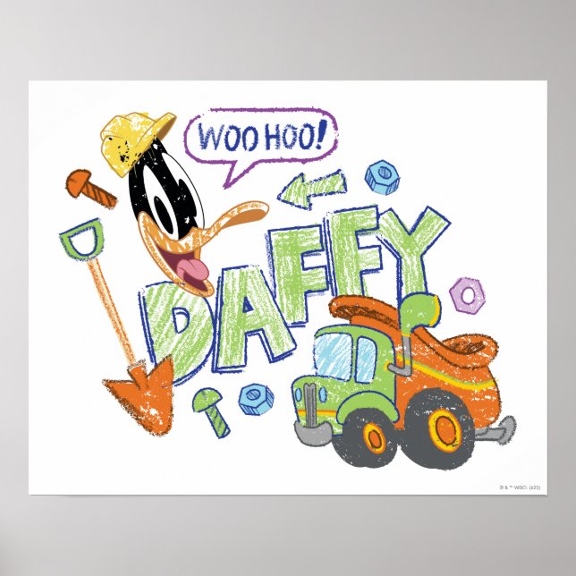 BUGS BUNNY BUILDERS™| Arte gráfico de DAFFY DUCK™ (Frente)