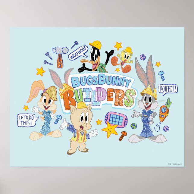 BUGS BUNNY BUILDERS™| Grupo de Arte de Boceto (Frente)
