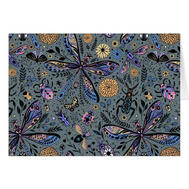 Bugs de garabatos en gris tardío (Anverso (Horizontal))