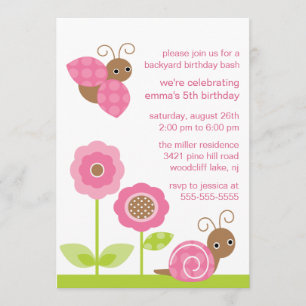 Bugs de Hombres Invitación al cumpleaños