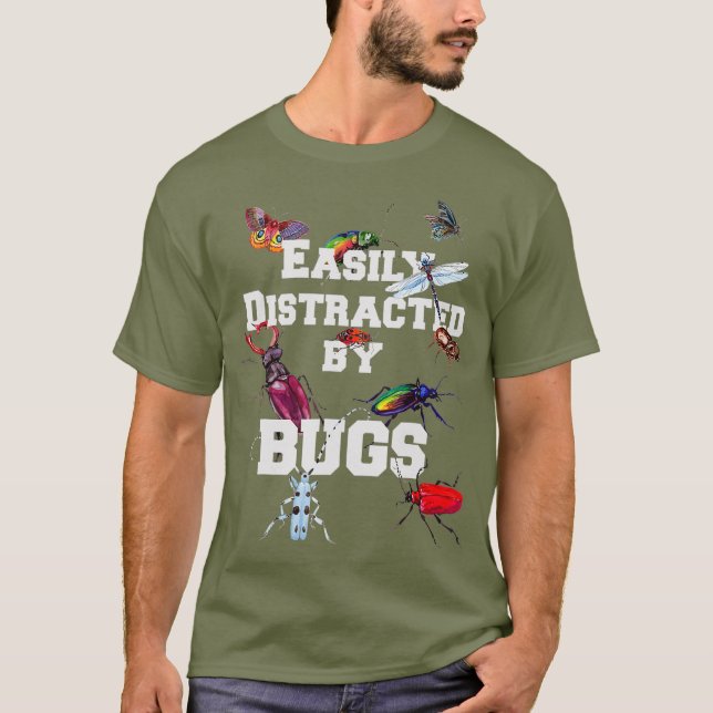 Bugs y camiseta de insectos para cualquiera que am (Anverso)