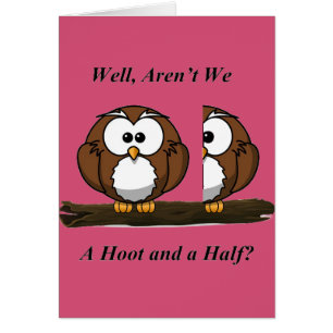 Búho A Hoot and a Half