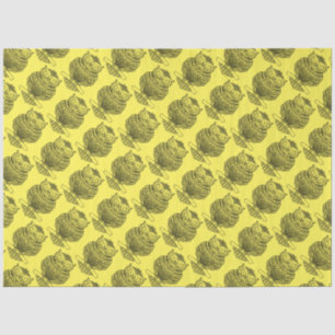 Búho (amarillo) - Papel de seda