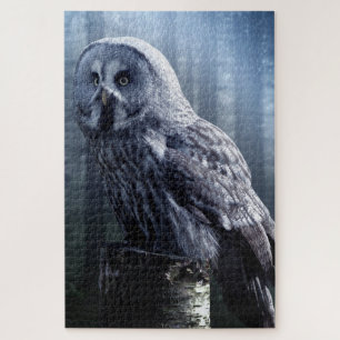 Búho Animal Woodland Forest Jigsaw Puzzle