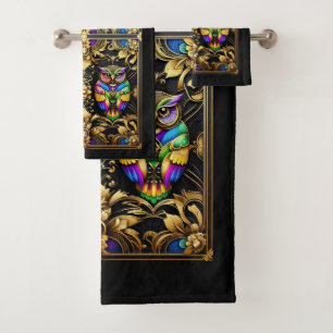 Búho Arcoíris Art Déco