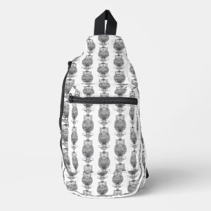 Búho (blanco) - Bolsa de bandolera
