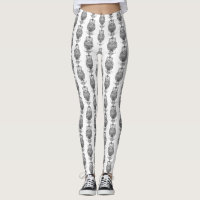 Búho (blanco) - Leggings