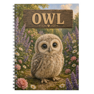 Búho Cuaderno de Historias de Bebé Animal de Guard