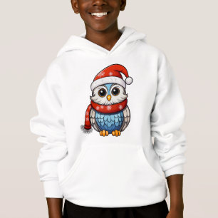 Búho de Navidad – Sudadera Festiva para Niños y Ad