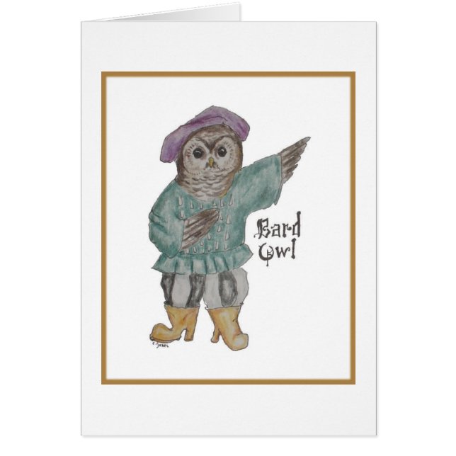 Búho del bardo (Frente)