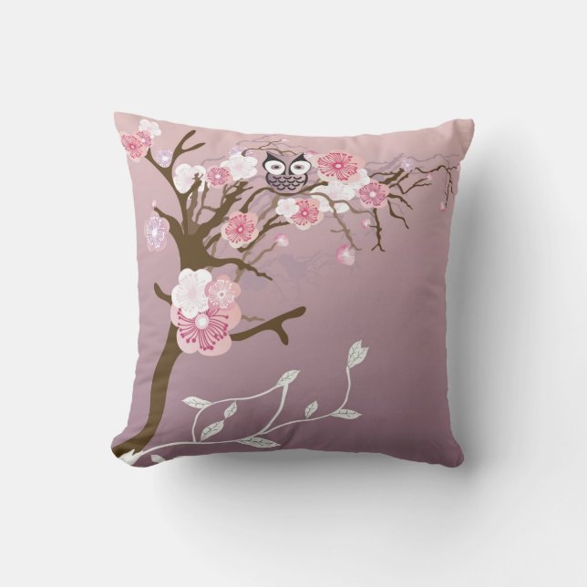 Búho en una almohada de MoJo del americano del (Anverso)