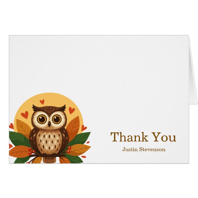 Búho Gracias (Anverso (Horizontal))