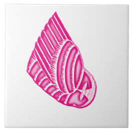 BUHO HELADO en teja de color BLANCO/ROSA