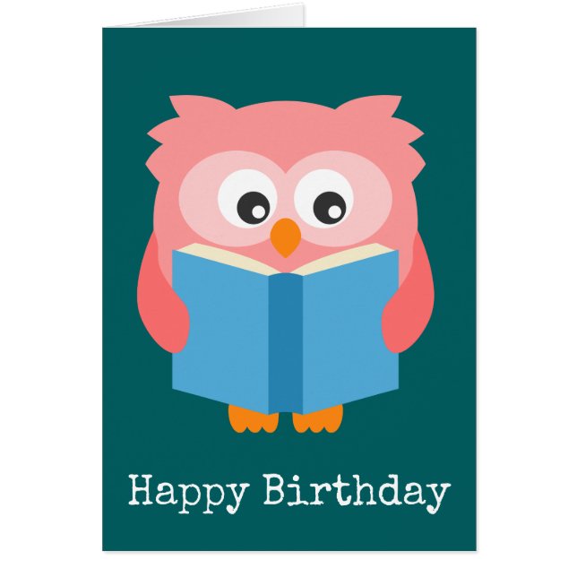 Búho lgaro lectora rosada (Frente)