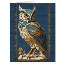 Búho Mosaico Viejo.