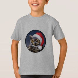 Búho navidad - Camiseta básica para niños