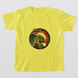 Búho navidad - Camiseta básica para niños