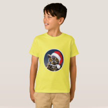 Búho navidad - Camiseta básica para niños