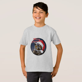 Búho navidad - Camiseta básica para niños