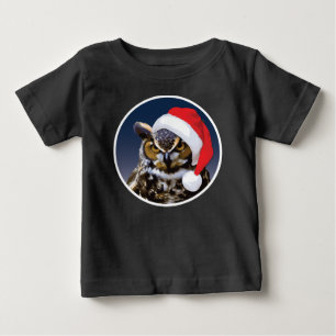 Búho navidad - Camiseta Bella Jersey