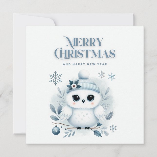 Búho navideño (Anverso)