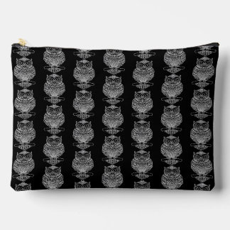 Búho (negro) - Bolsa de accesorios