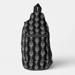 Búho (negro) - Bolsa tipo sling
