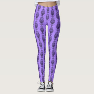 Búho (púrpura) - Leggings