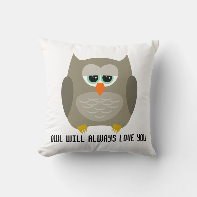 Búho siempre te amará, almohadas (Anverso)