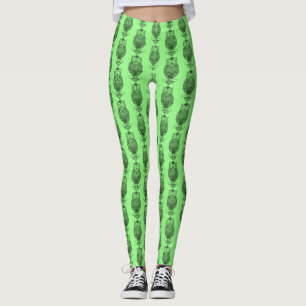 Búho (verde) - Leggings