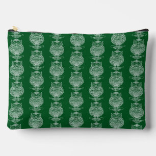 Búho (verde oscuro) - Bolsa de accesorios