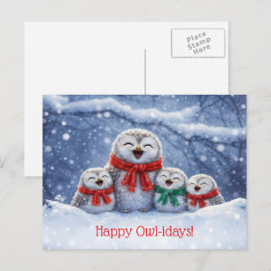 Búhos Cute de Navidad