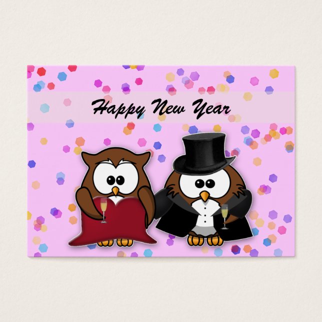 búhos de champaña (Frente)