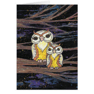 Búhos de la mamá y de Bub
